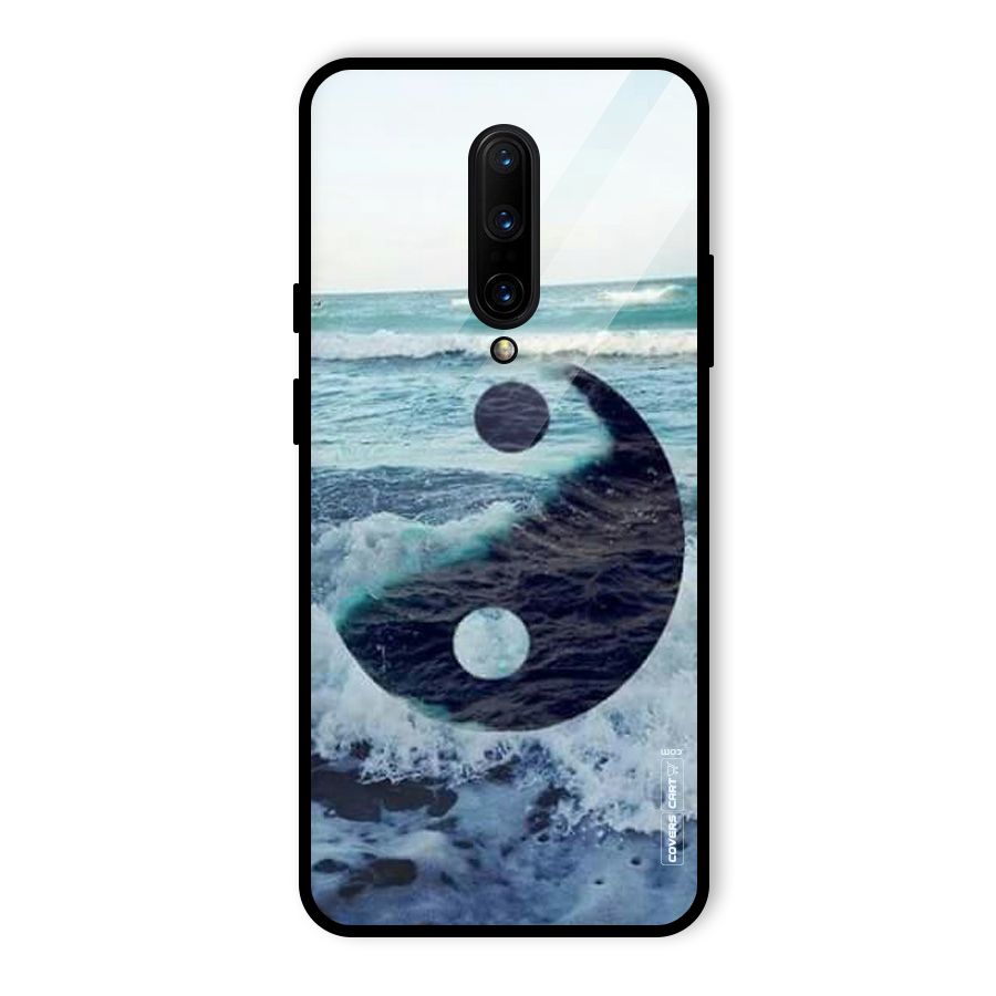 Oceanic Peace Design Glass Back Case for OnePlus 7 Pro