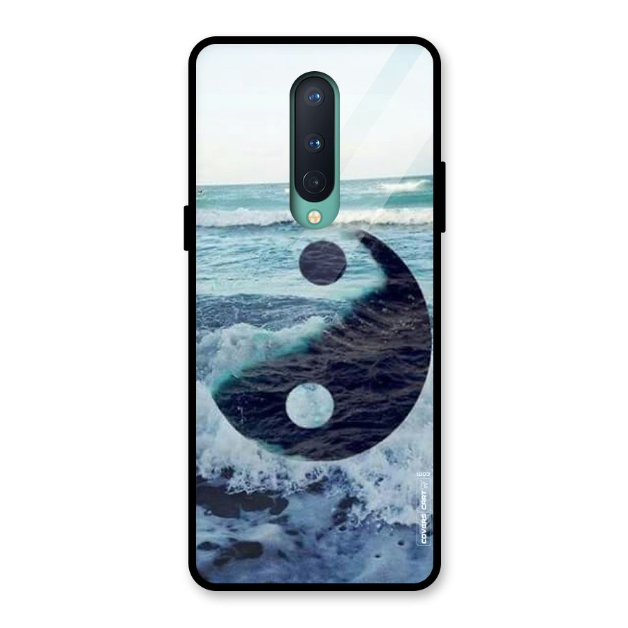 Oceanic Peace Design Glass Back Case for OnePlus 8