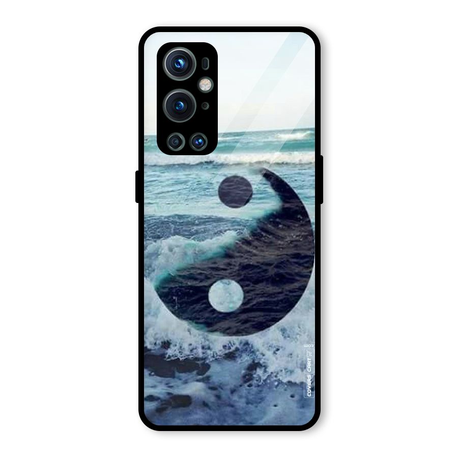 Oceanic Peace Design Glass Back Case for OnePlus 9 Pro