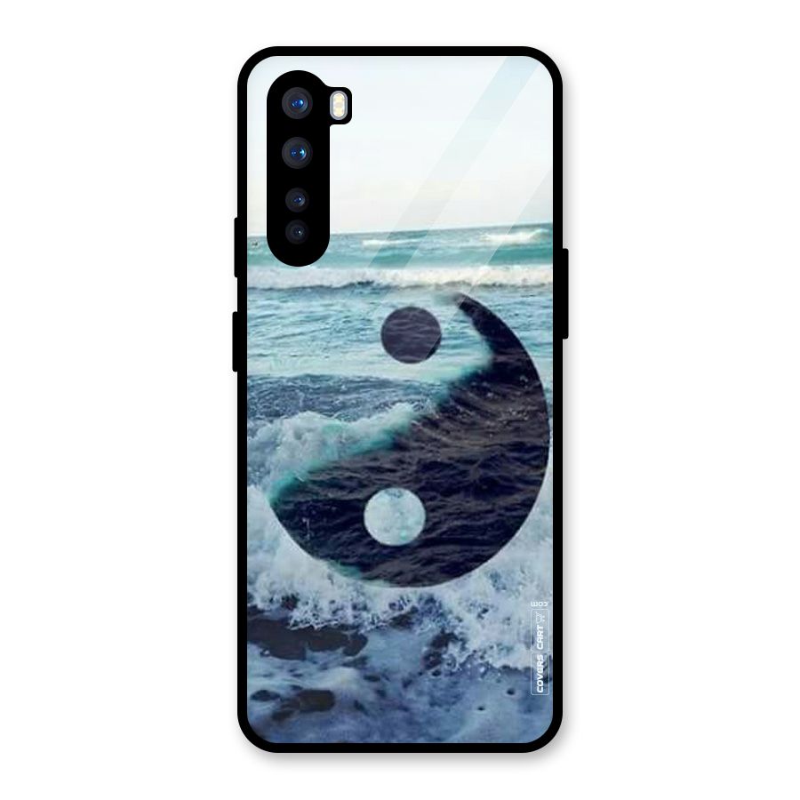Oceanic Peace Design Glass Back Case for OnePlus Nord