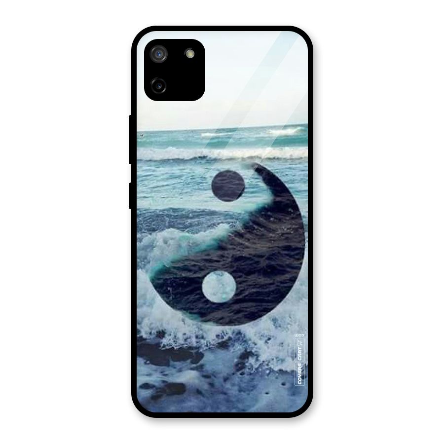 Oceanic Peace Design Glass Back Case for Realme C11