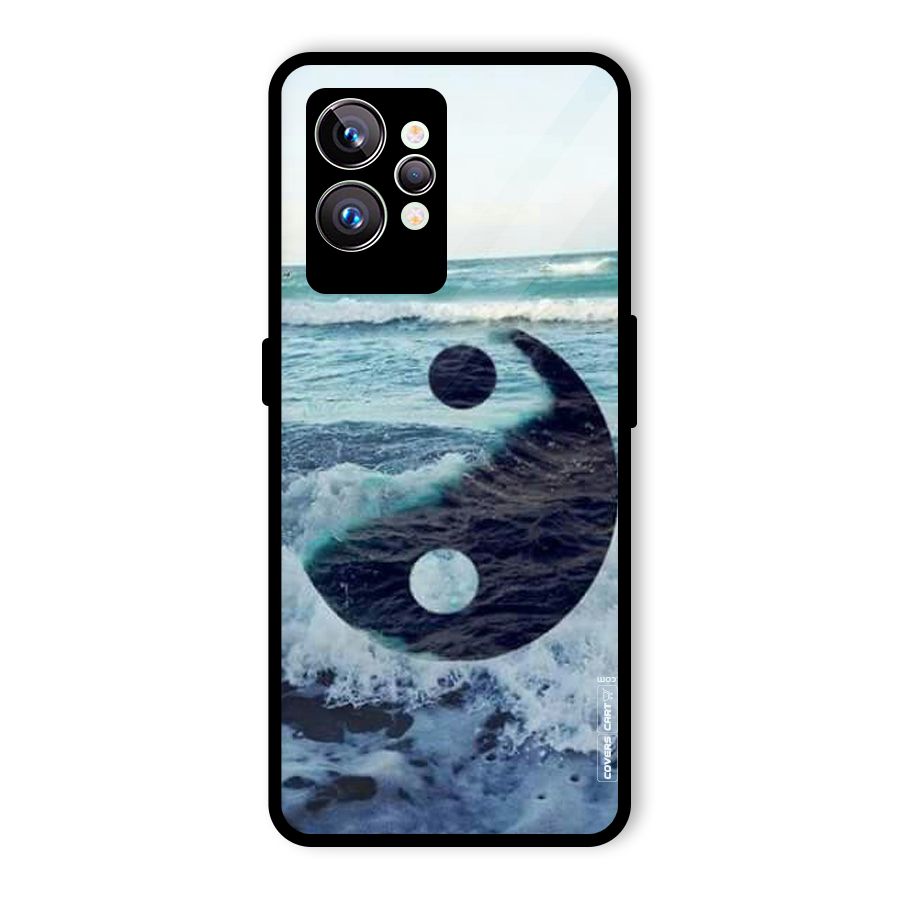 Oceanic Peace Design Glass Back Case for Realme GT2 Pro