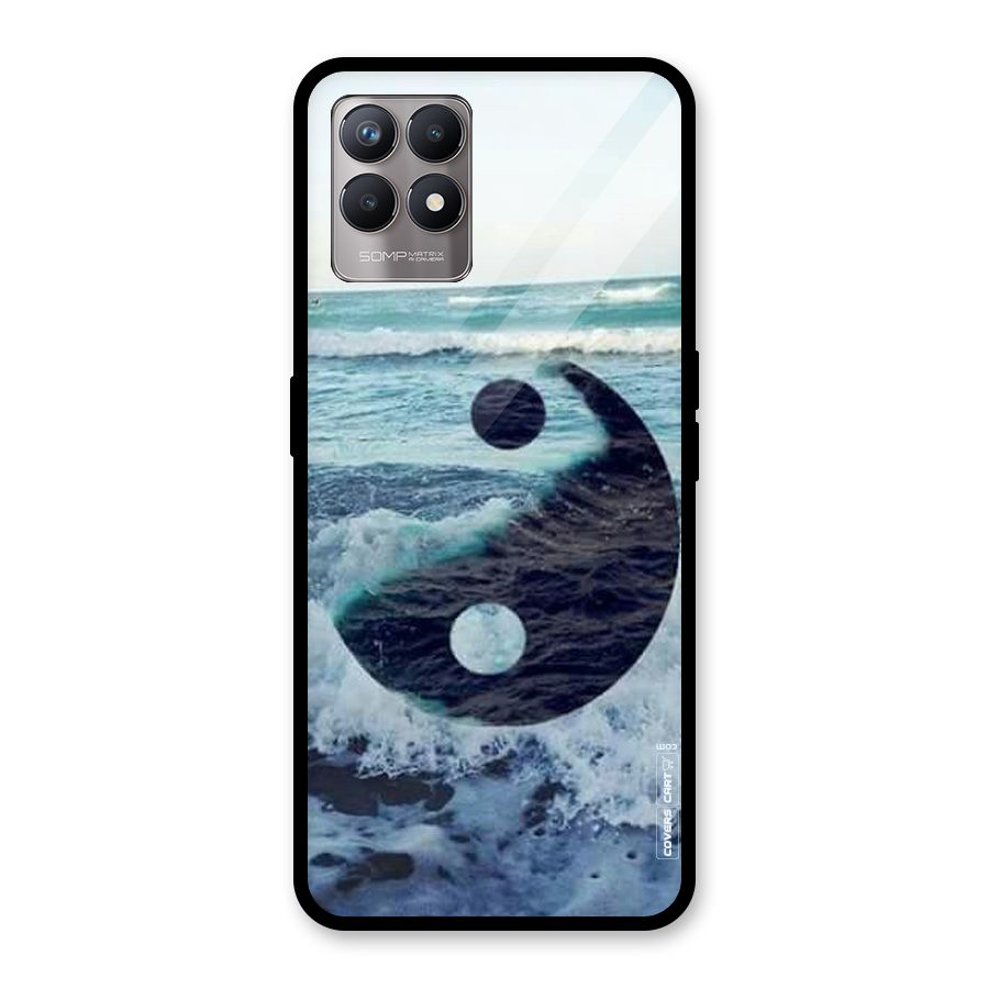 Oceanic Peace Design Glass Back Case for Realme Narzo 50