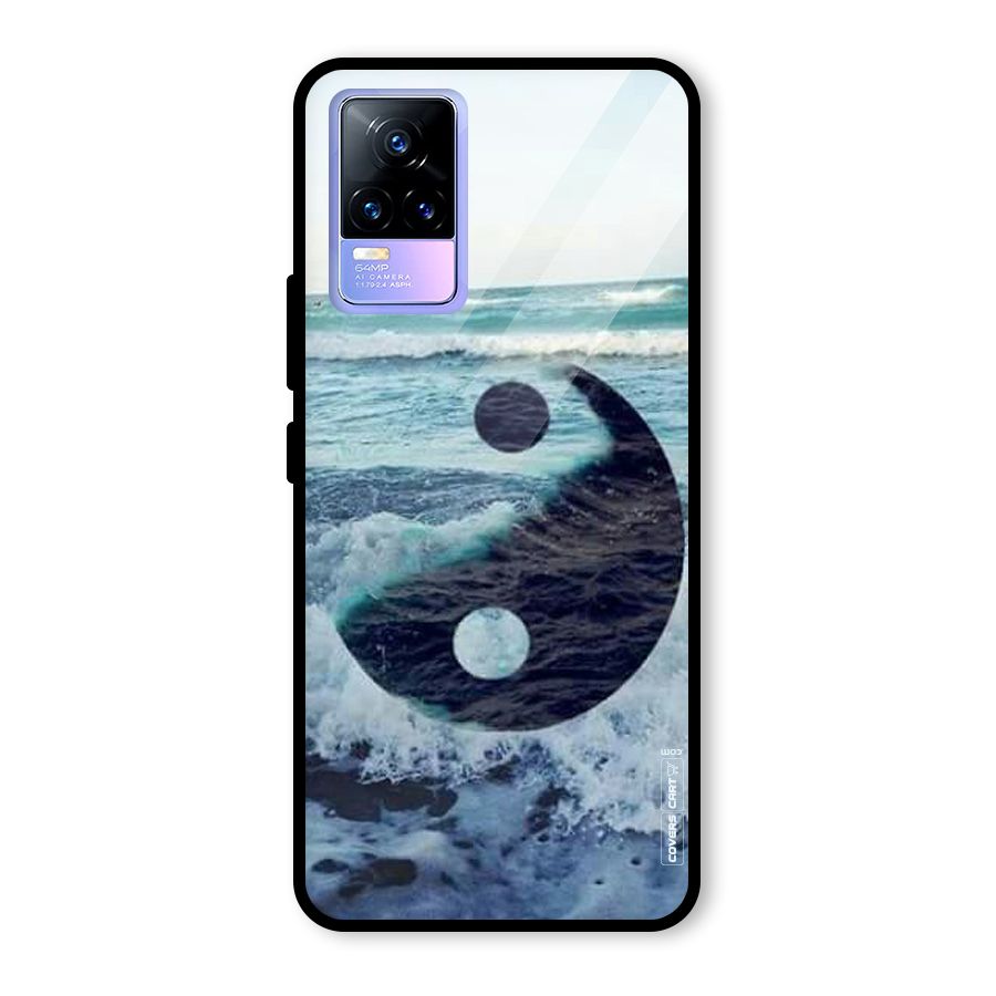 Oceanic Peace Design Glass Back Case for Vivo Y73