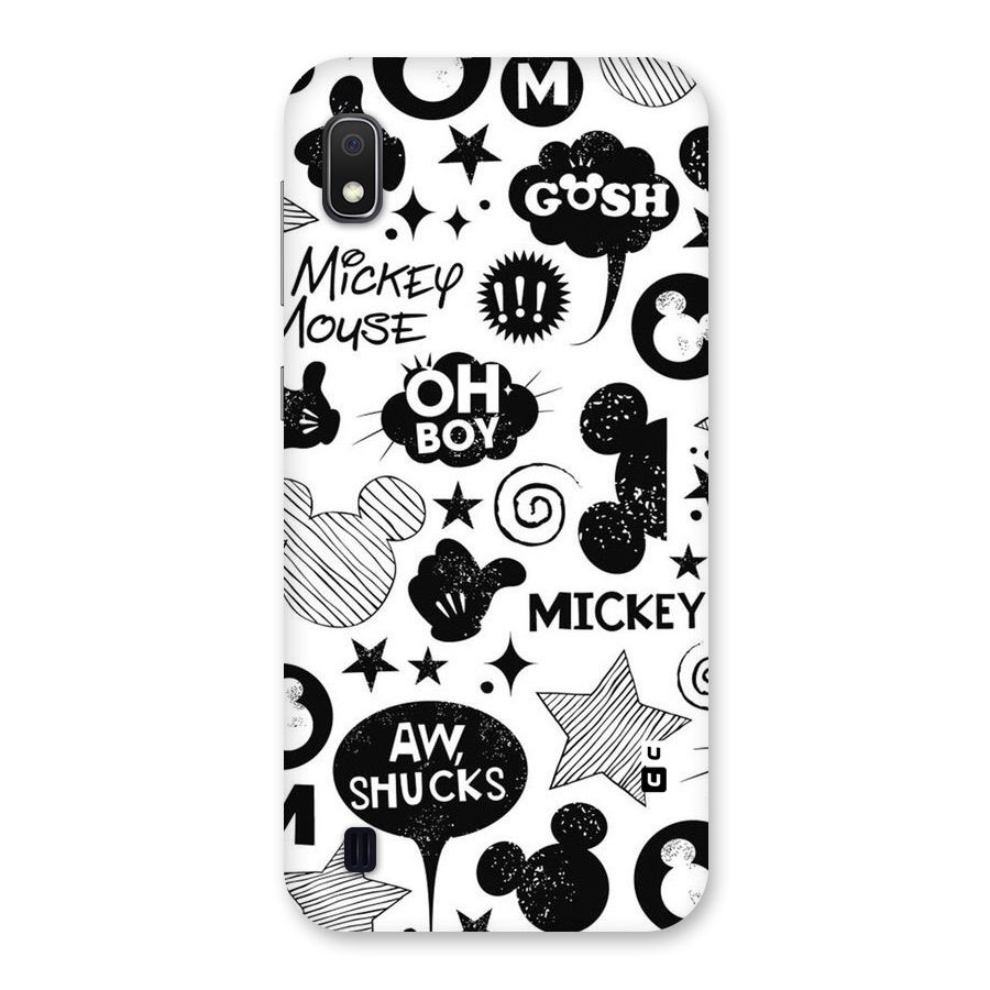 Oh Boy Design Back Case for Galaxy A10
