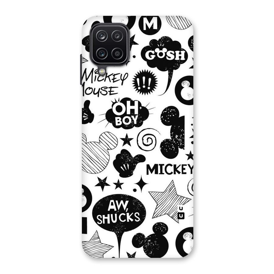 Oh Boy Design Back Case for Galaxy A12