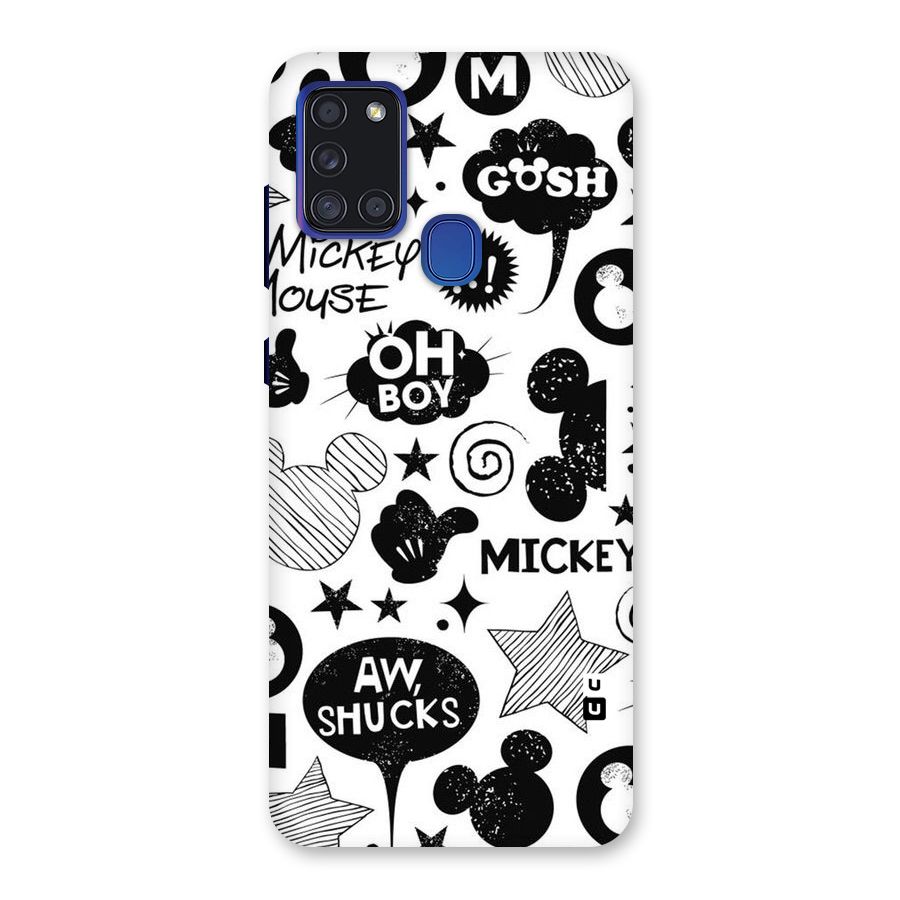Oh Boy Design Back Case for Galaxy A21s