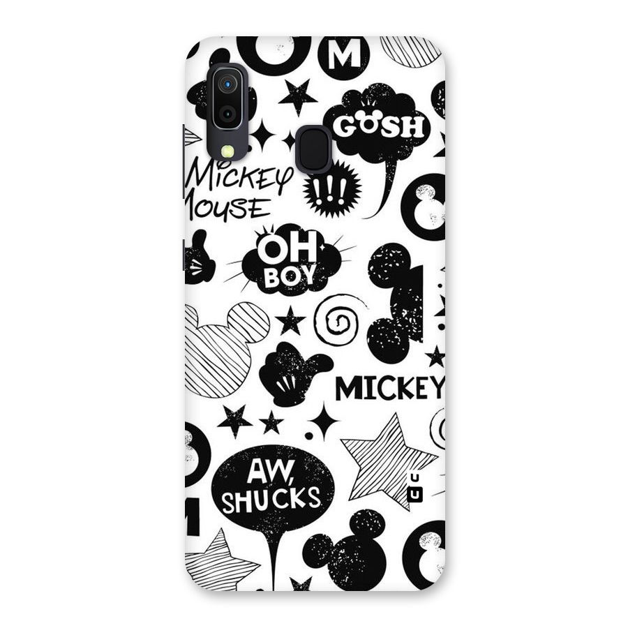 Oh Boy Design Back Case for Galaxy A30