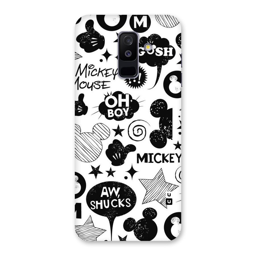Oh Boy Design Back Case for Galaxy A6 Plus