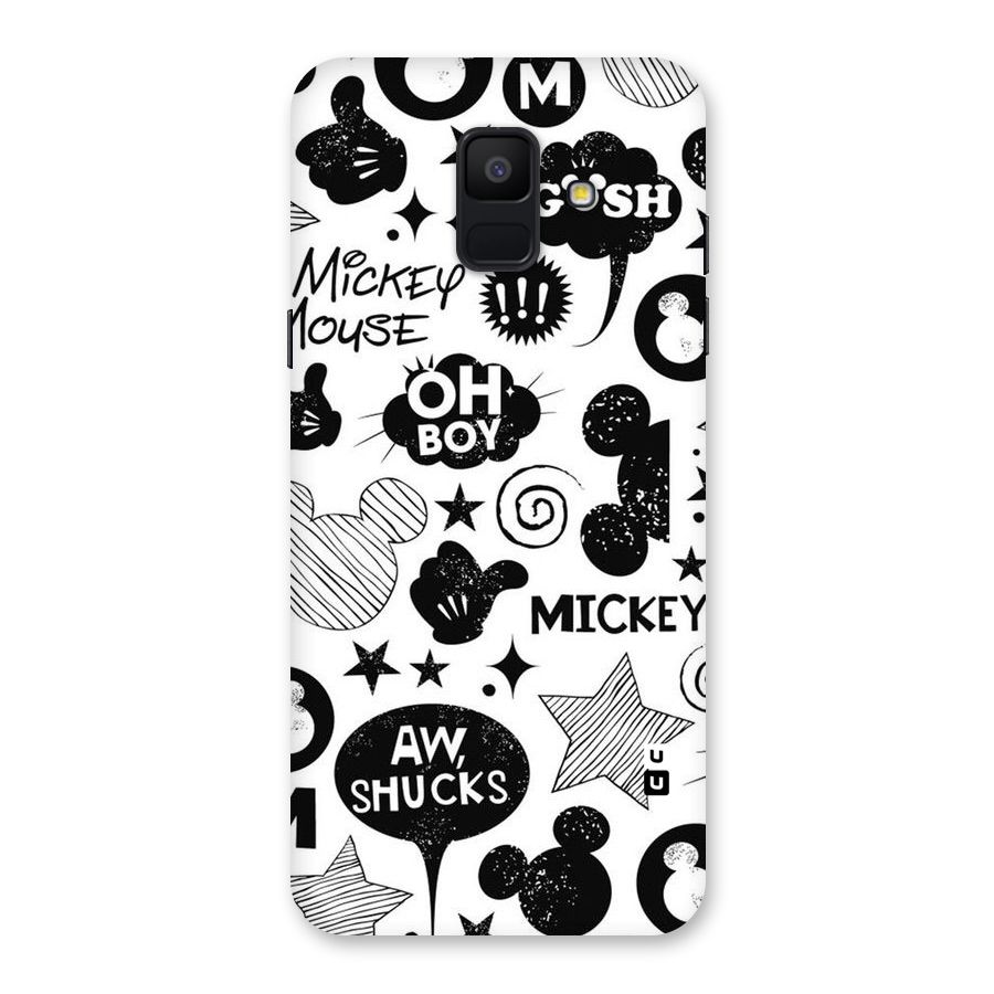 Oh Boy Design Back Case for Galaxy A6 (2018)