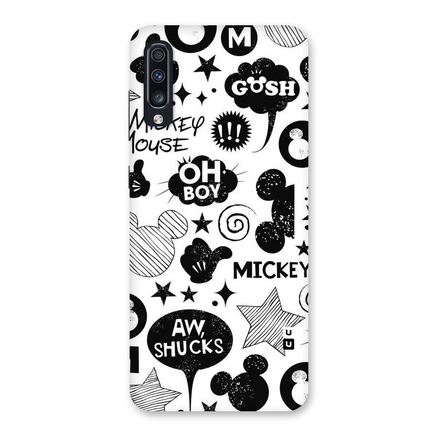 Oh Boy Design Back Case for Galaxy A70