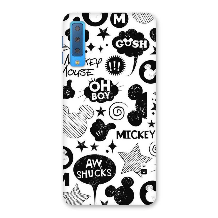 Oh Boy Design Back Case for Galaxy A7 (2018)