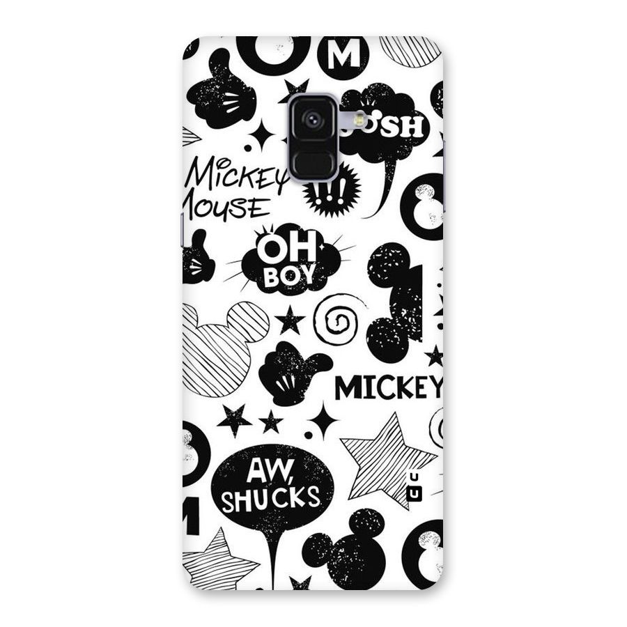 Oh Boy Design Back Case for Galaxy A8 Plus