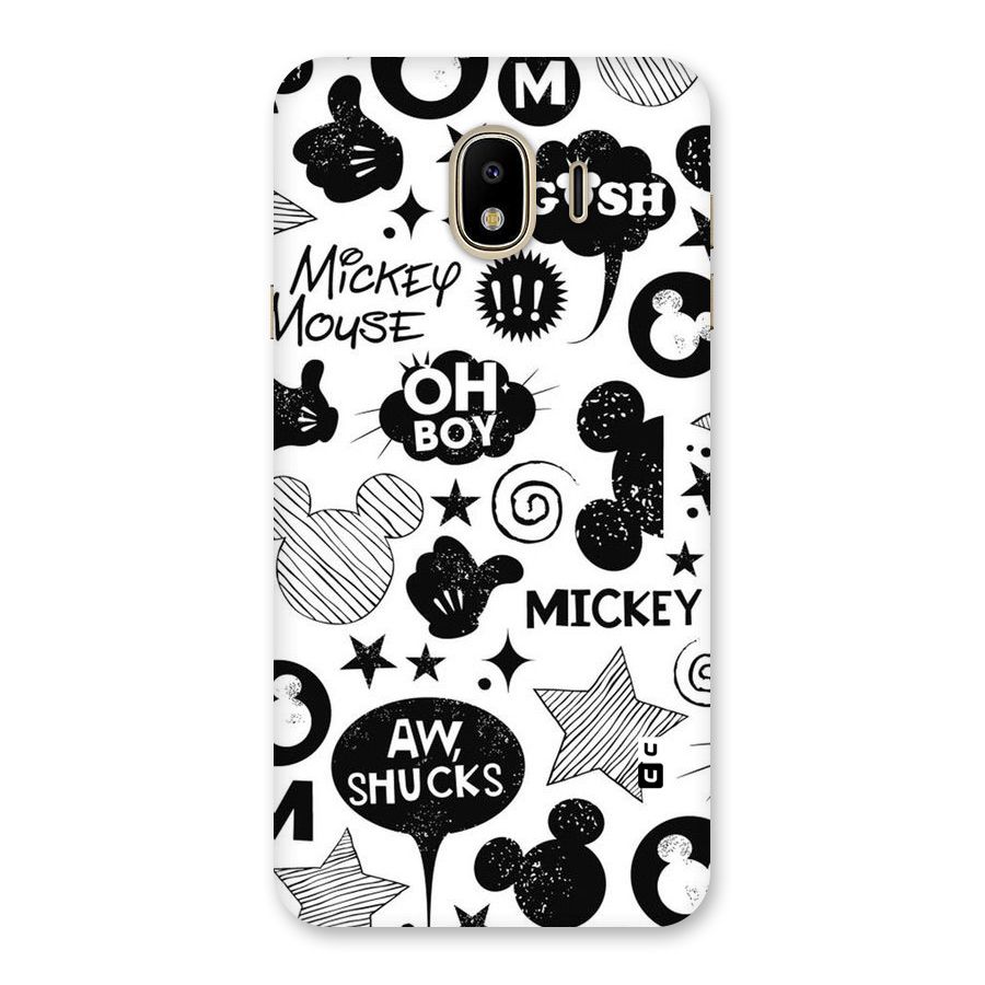 Oh Boy Design Back Case for Galaxy J4