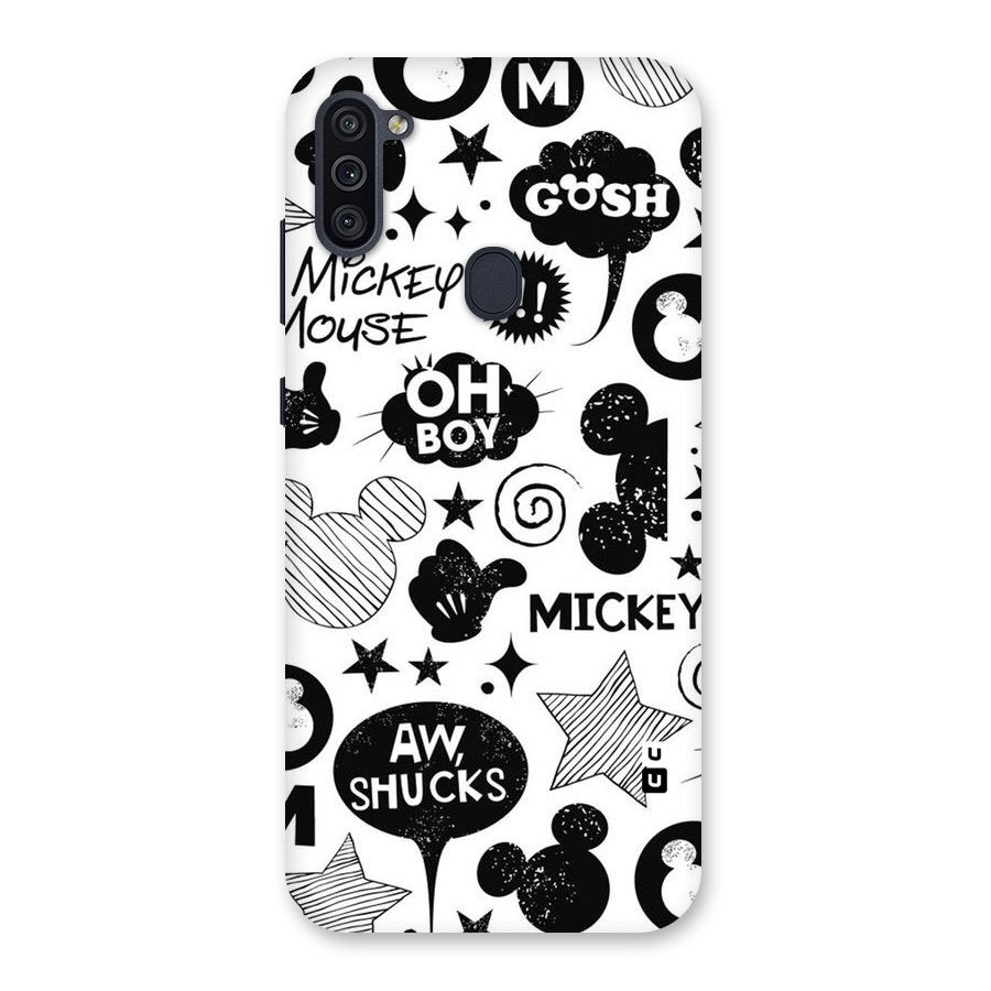 Oh Boy Design Back Case for Galaxy M11