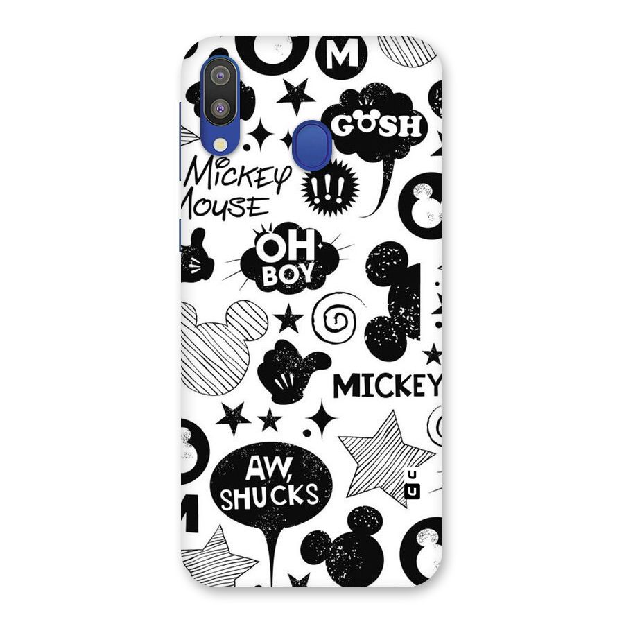 Oh Boy Design Back Case for Galaxy M20