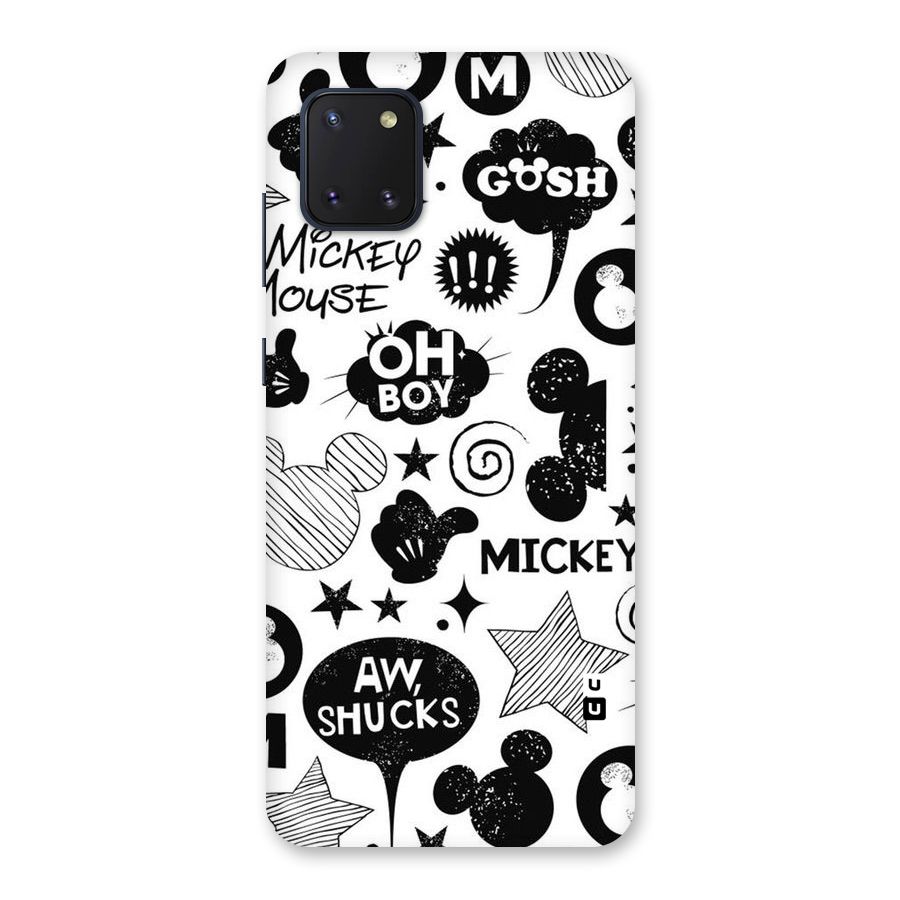 Oh Boy Design Back Case for Galaxy Note 10 Lite