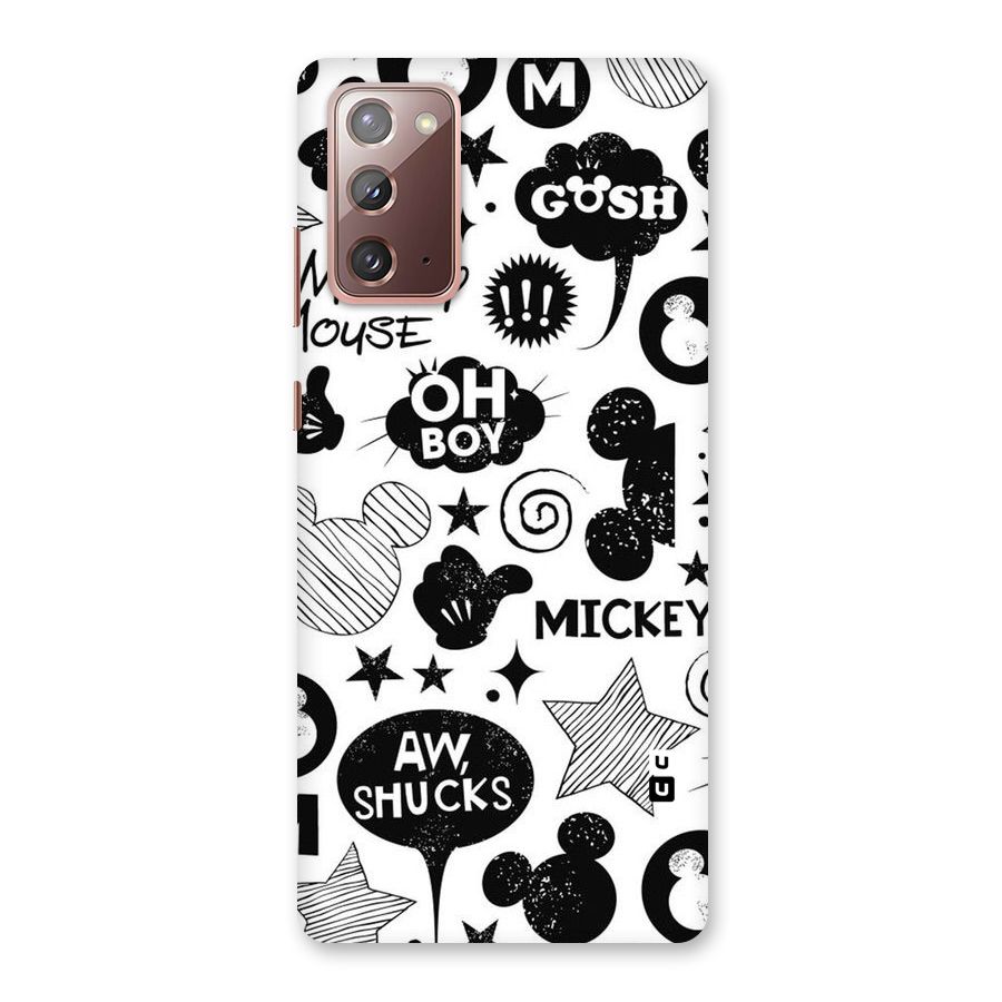 Oh Boy Design Back Case for Galaxy Note 20
