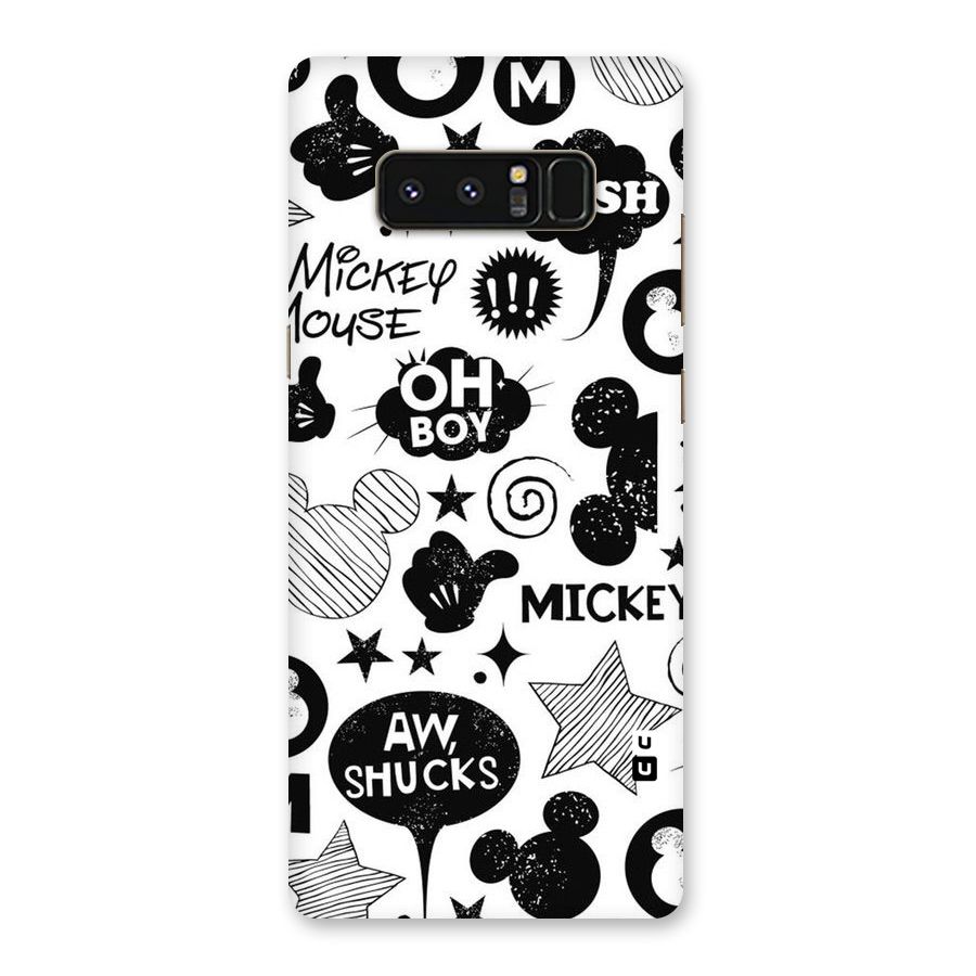 Oh Boy Design Back Case for Galaxy Note 8