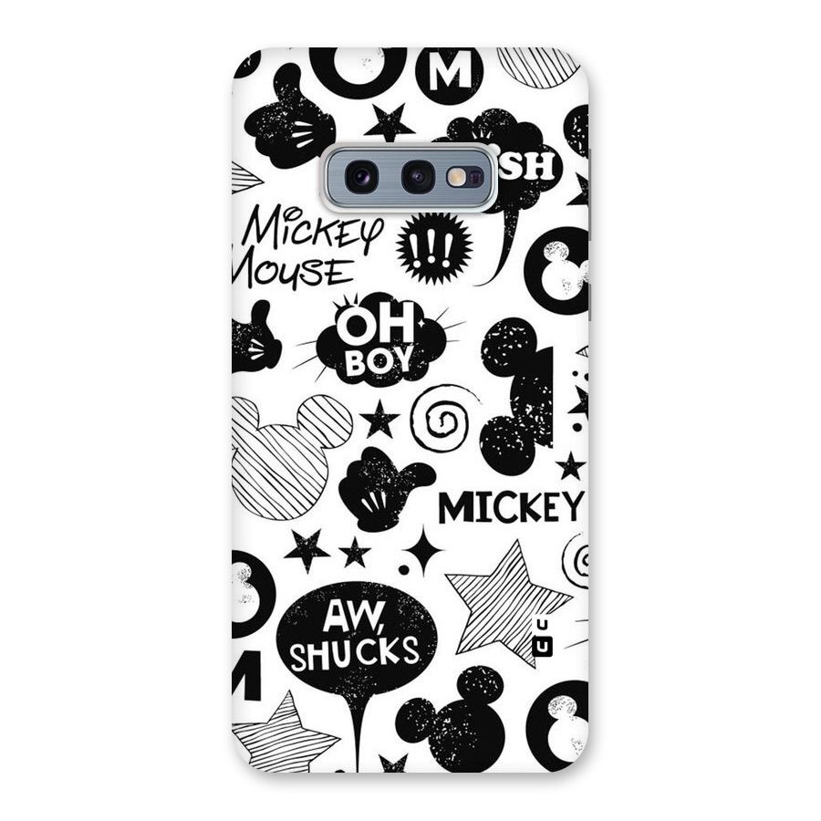 Oh Boy Design Back Case for Galaxy S10e