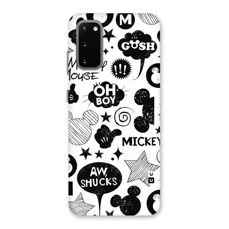 Oh Boy Design Back Case for Galaxy S20
