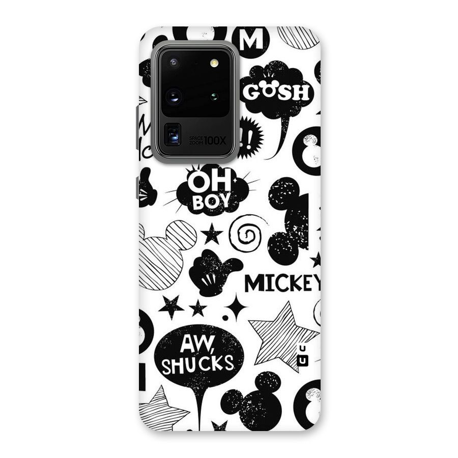 Oh Boy Design Back Case for Galaxy S20 Ultra