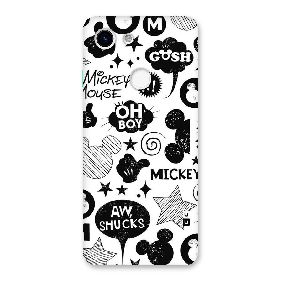 Oh Boy Design Back Case for Google Pixel 3