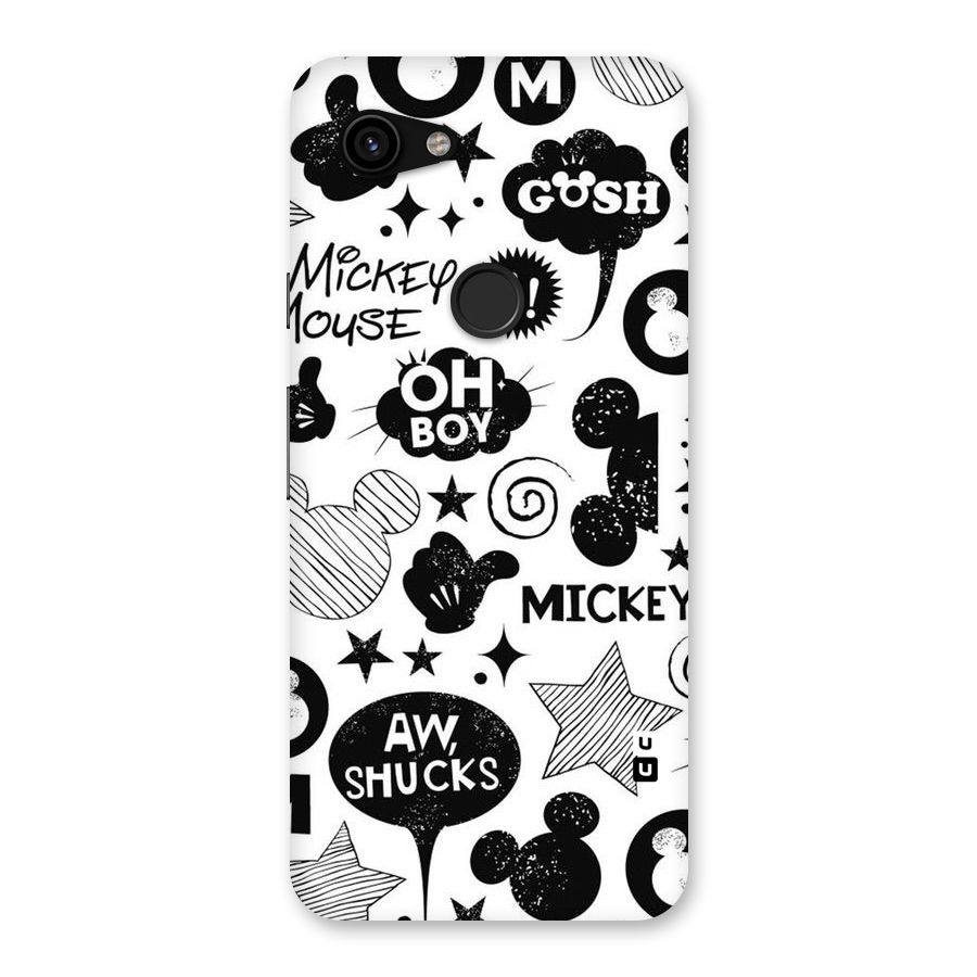 Oh Boy Design Back Case for Google Pixel 3a