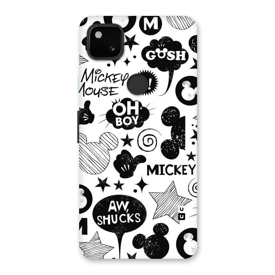 Oh Boy Design Back Case for Google Pixel 4a