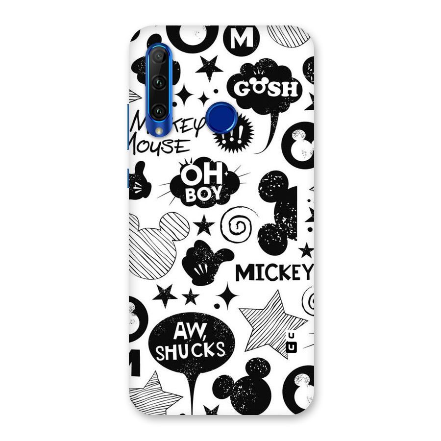 Oh Boy Design Back Case for Honor 20i