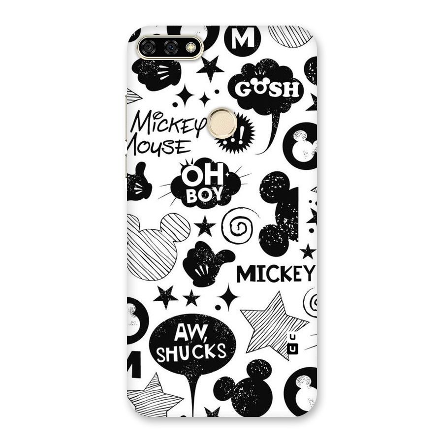 Oh Boy Design Back Case for Honor 7A