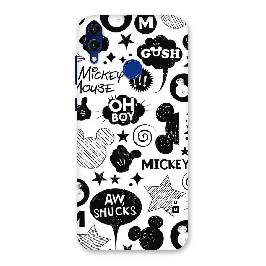 Oh Boy Design Back Case for Honor 8C