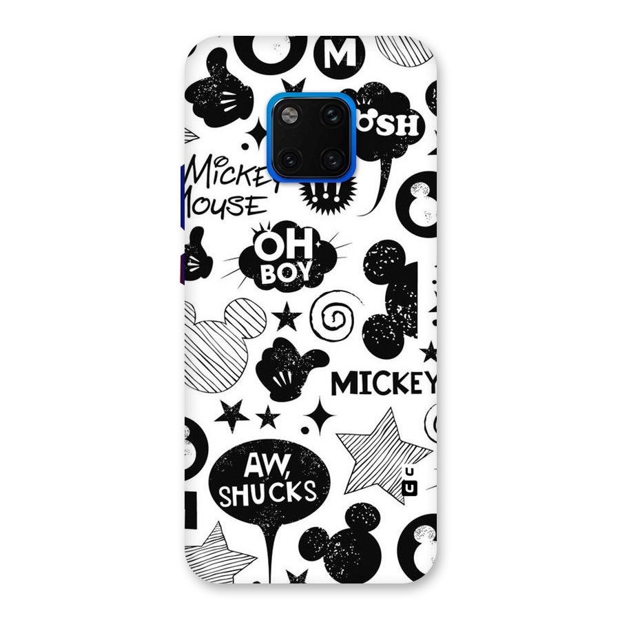 Oh Boy Design Back Case for Huawei Mate 20 Pro