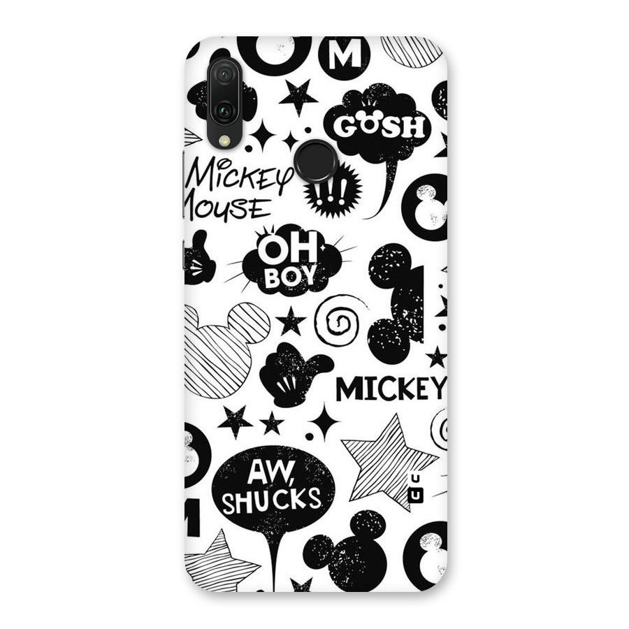 Oh Boy Design Back Case for Huawei Y9 (2019)