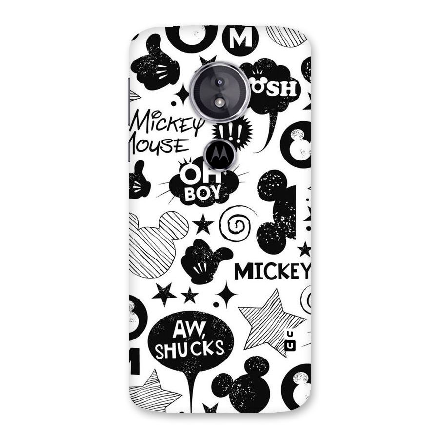 Oh Boy Design Back Case for Moto E5
