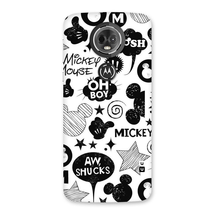 Oh Boy Design Back Case for Moto E5 Plus