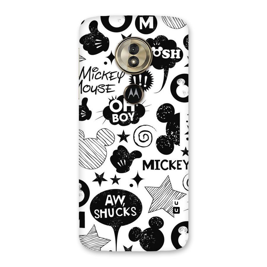 Oh Boy Design Back Case for Moto G6 Play