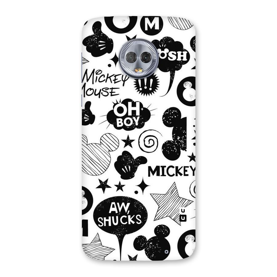 Oh Boy Design Back Case for Moto G6 Plus