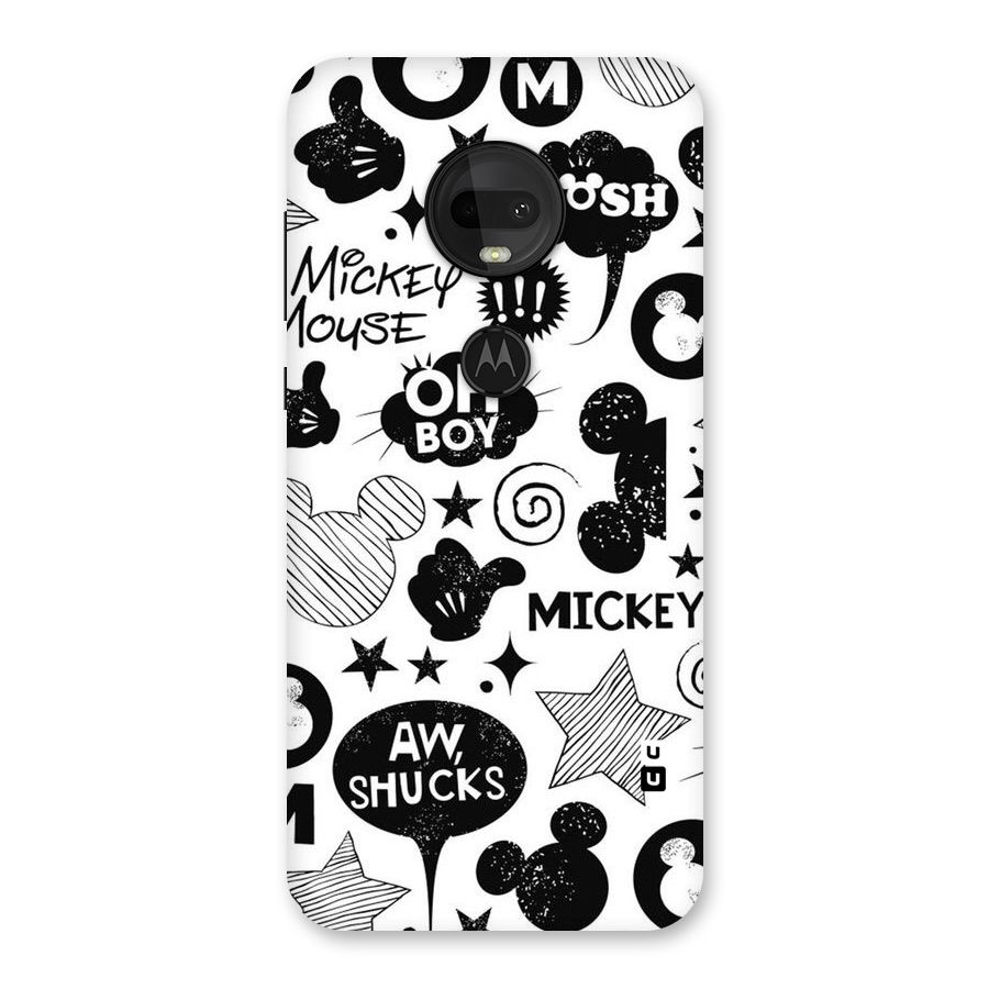 Oh Boy Design Back Case for Moto G7