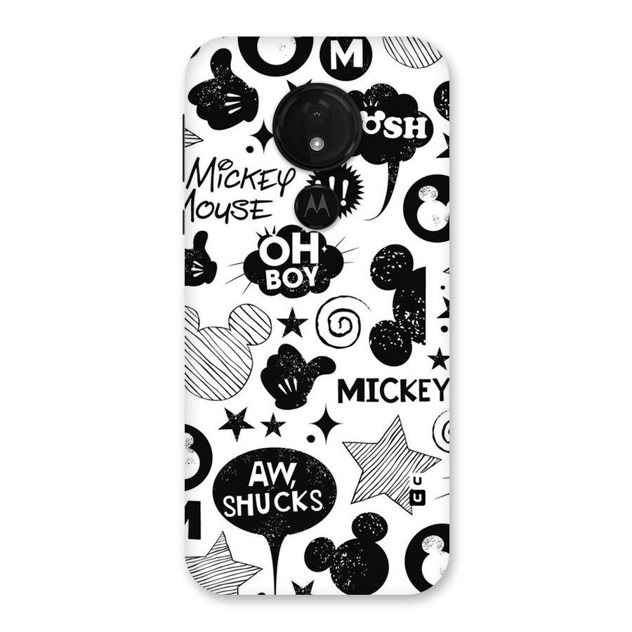 Oh Boy Design Back Case for Moto G7 Power