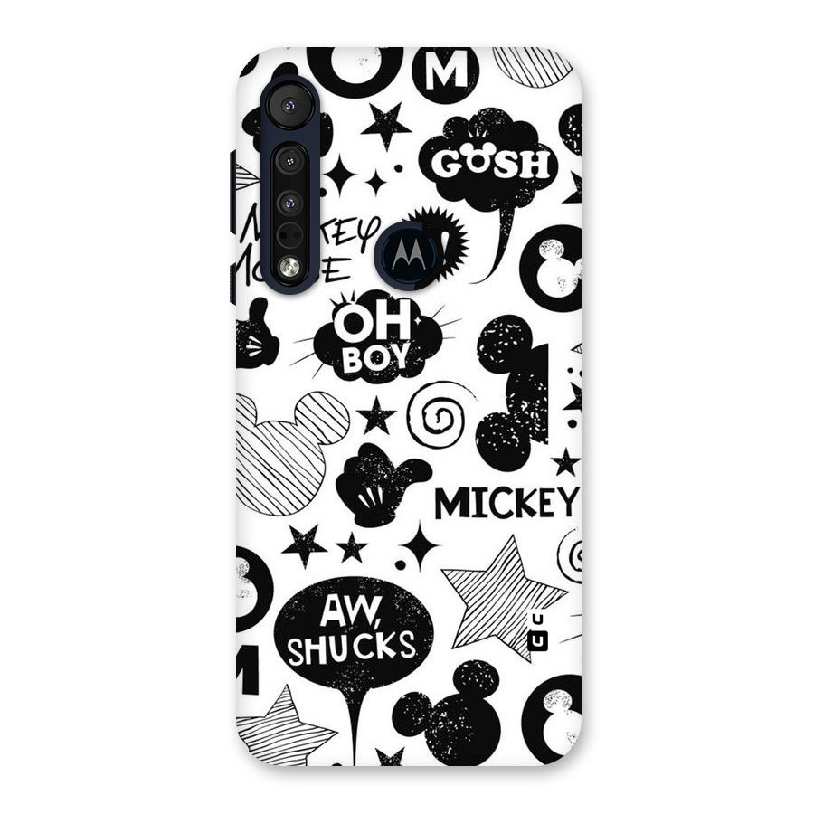 Oh Boy Design Back Case for Motorola One Macro