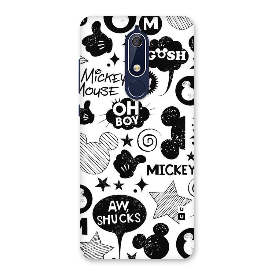 Oh Boy Design Back Case for Nokia 5.1
