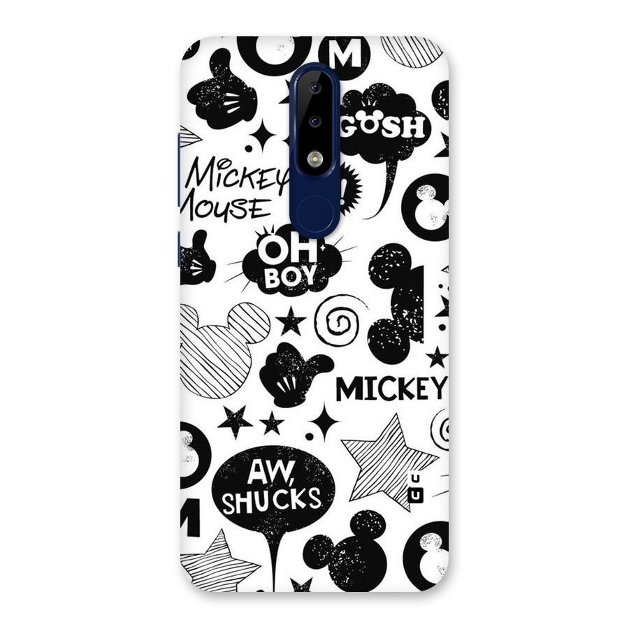Oh Boy Design Back Case for Nokia 5.1 Plus