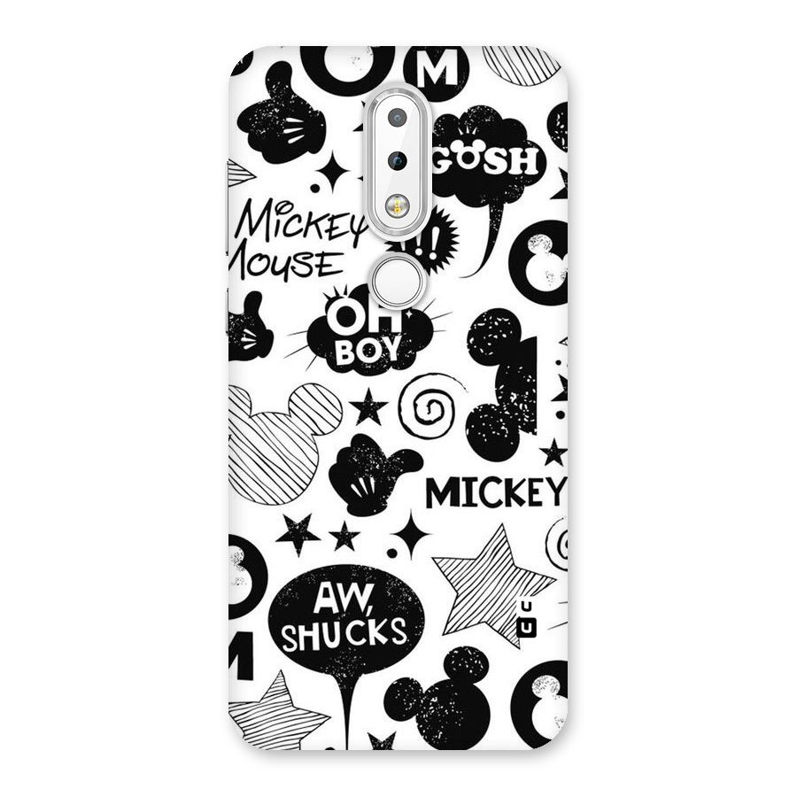 Oh Boy Design Back Case for Nokia 6.1 Plus