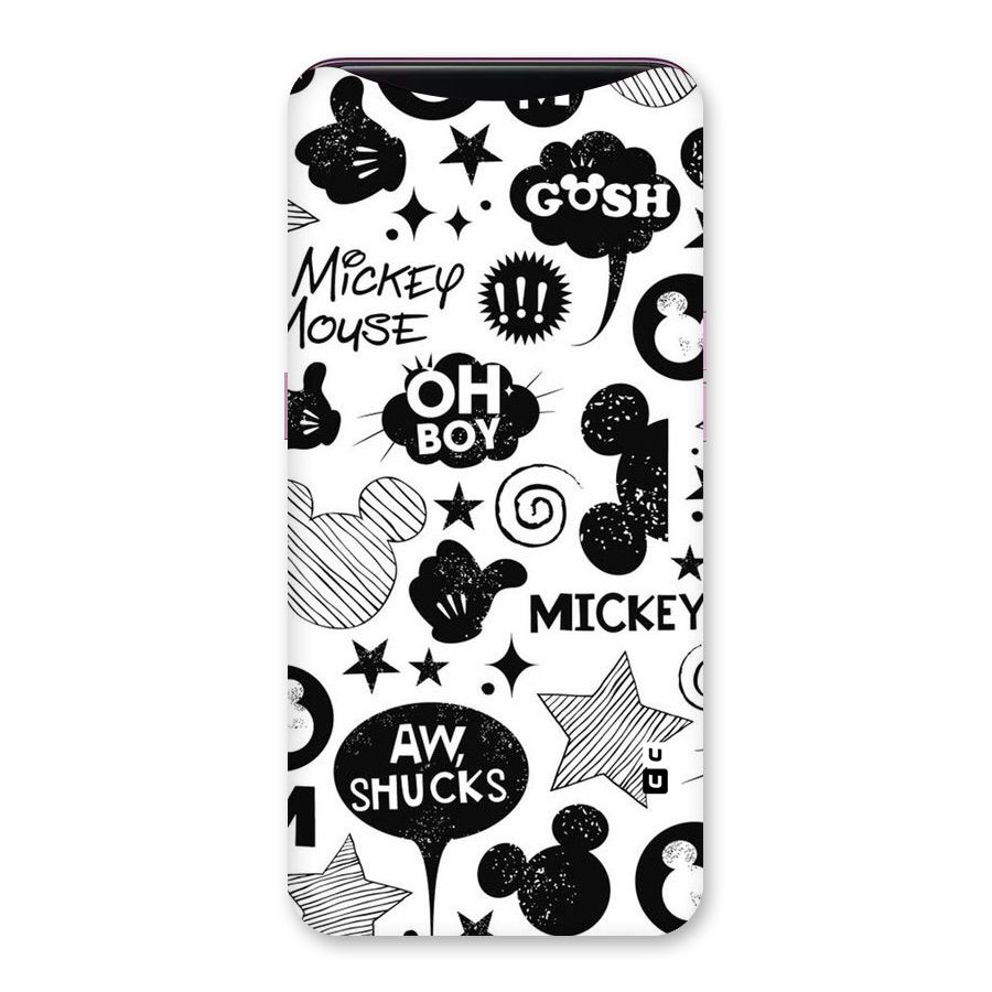 Oh Boy Design Back Case for Oppo Find X