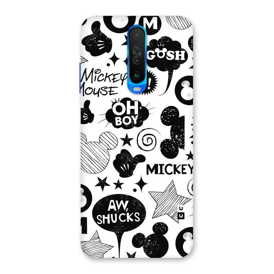Oh Boy Design Back Case for Poco X2