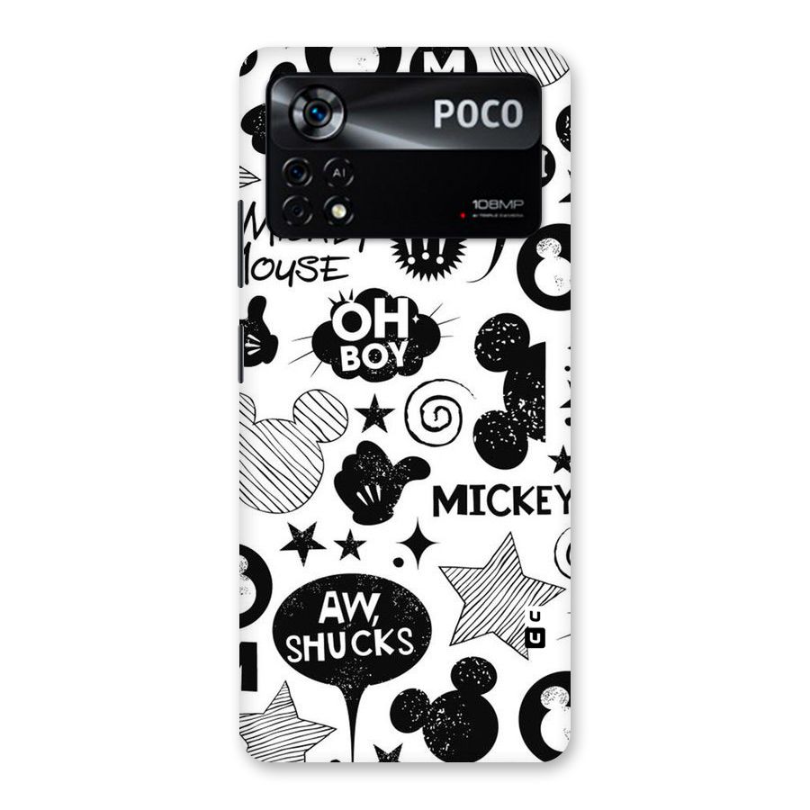 Oh Boy Design Back Case for Poco X4 Pro 5G