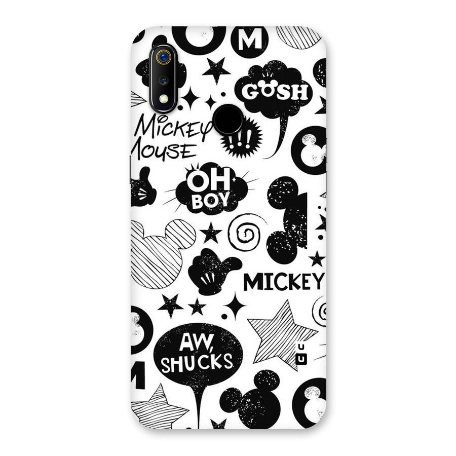 Oh Boy Design Back Case for Realme 3