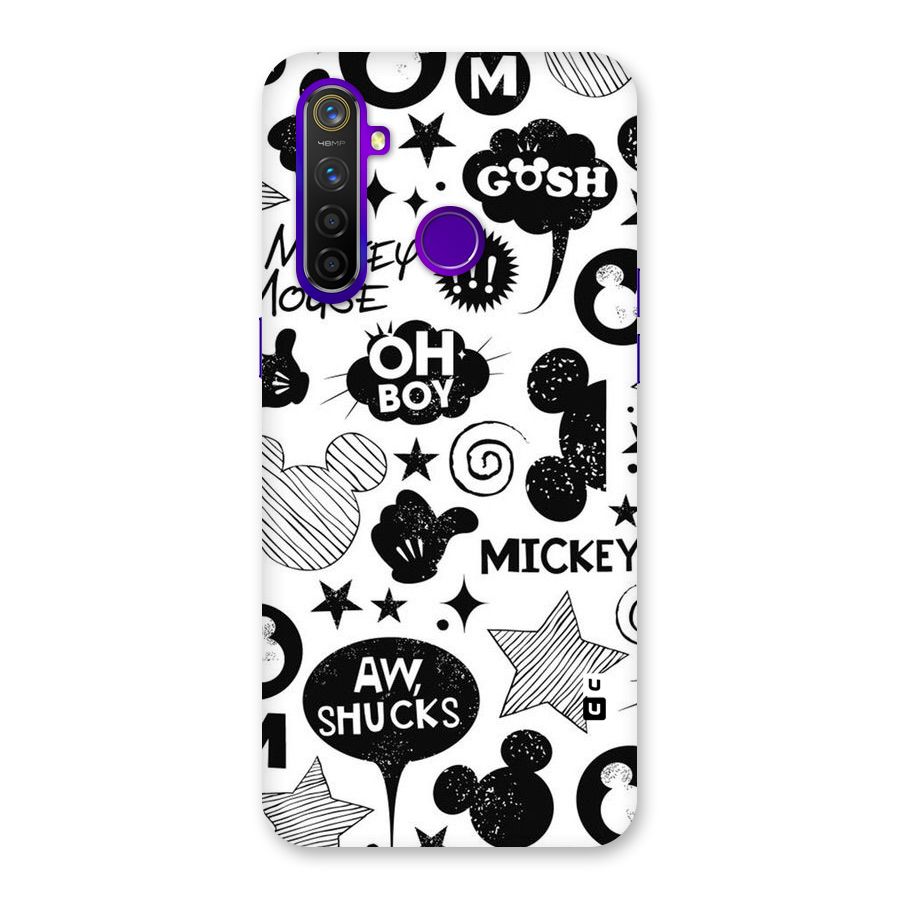 Oh Boy Design Back Case for Realme 5 Pro