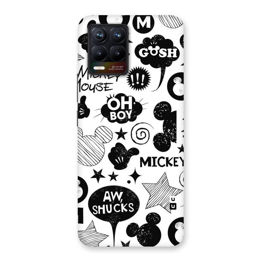 Oh Boy Design Back Case for Realme 8